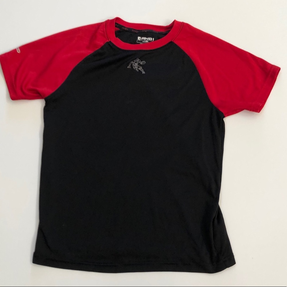And1 red t-shirt boys size 8